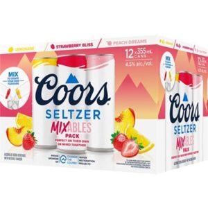 Coors Seltzer Mixables Pack 12 C